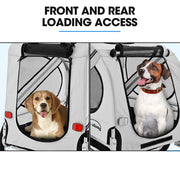 TAG-ALONG Pet & Cargo Bike Trailer, Bicycle Pet & Cargo Trailer, Cargo Carrier, Grey V219-BCAPBTTAPTGA