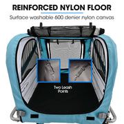 TAG-ALONG Pet & Cargo Jogger Bike Trailer, Pull Behind Bicycle Trailer Carrier Stroller, Blue V219-BCAPBTTATSBA