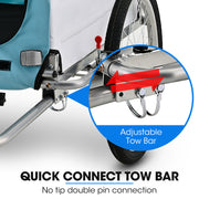 TAG-ALONG Pet & Cargo Jogger Bike Trailer, Pull Behind Bicycle Trailer Carrier Stroller, Blue V219-BCAPBTTATSBA