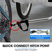 TAG-ALONG Pet & Cargo Jogger Bike Trailer, Pull Behind Bicycle Trailer Carrier Stroller, Grey V219-BCAPBTTATSGA