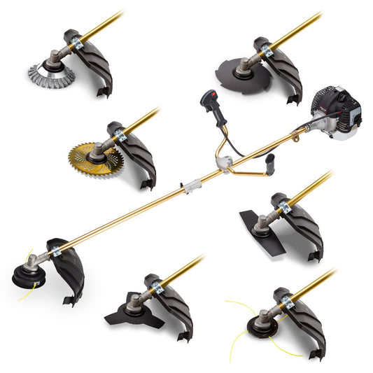 Baumr-AG 65CC Brushcutter Whipper Snipper Trimmer Brush Cutter Multi Pole Tool V219-BCTS71BMRA7C2