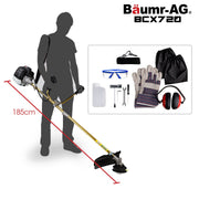 Baumr-AG 65CC Brushcutter Whipper Snipper Trimmer Brush Cutter Multi Pole Tool V219-BCTS71BMRA7C2