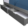 Kingston Slumber Trundle Storage Under Bunk Bed Drawers, 2 Pieces, Grey V219-BEDDRWKSTDGA