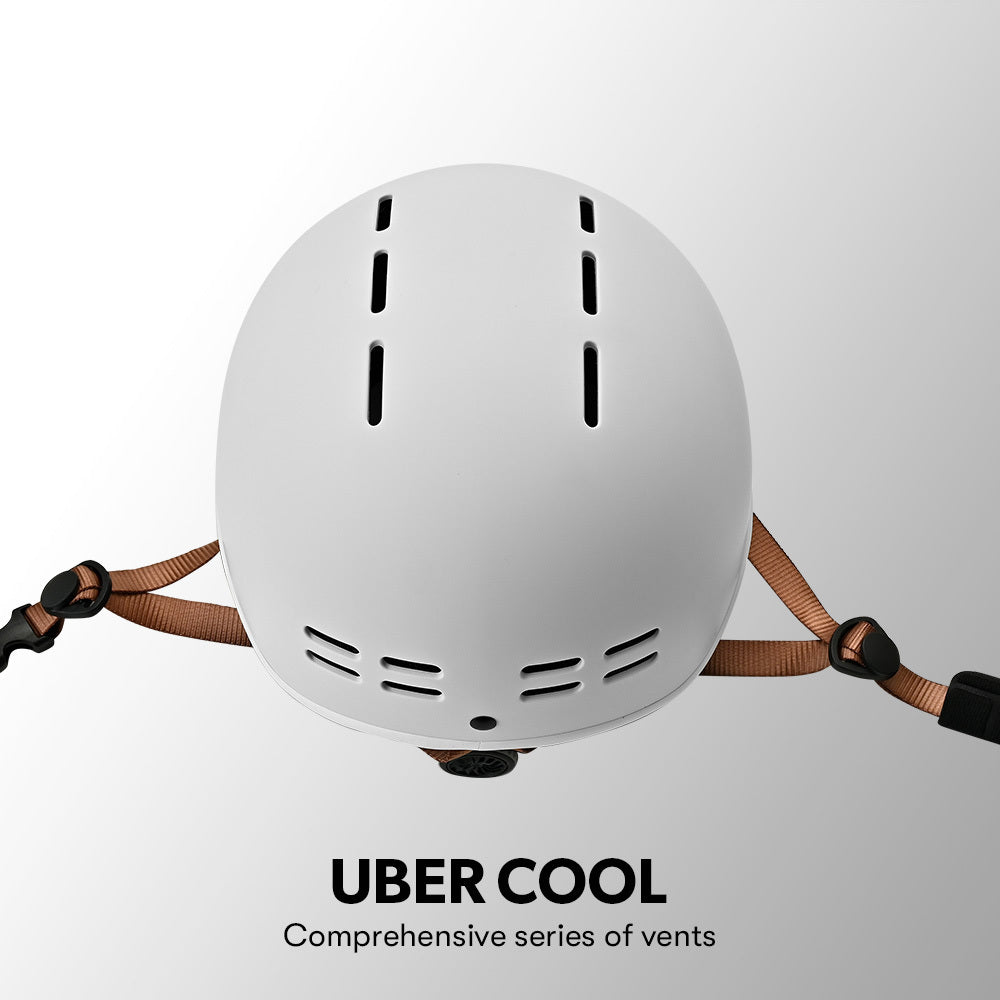 Valk Retro Bike Helmet, 56-61cm S, M, L Universal Dial Fit System, Arctic White V219-BIKHLMVAWS5A