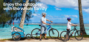 Tag-along Kids Bike Trailer Child Bicycle Pram Stroller Children Jogger Blue V219-BIKTRLBLUKIDACAJ