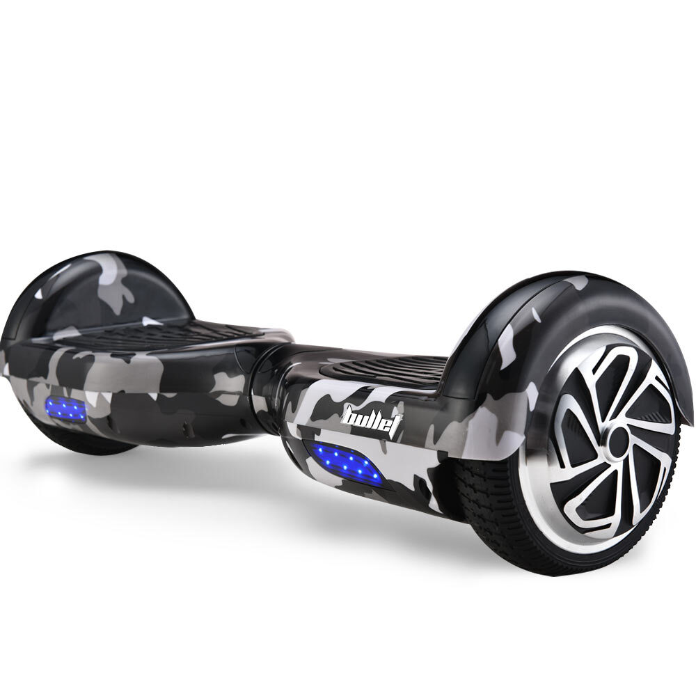 BULLET Gen III Hoverboard Scooter, Dual Copper Motors, UL Certified, AU Compliant, 6.5" Wheels, Superior Self V219-BLHSTY01A