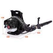 MTM 65CC Petrol Backpack Leaf Blower - Commercial 2 Stroke Garden Yard Tool Back V219-BLWBPKMTMB65S