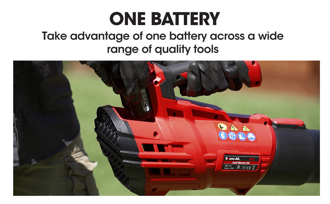 Baumr-AG 20V Lithium Cordless Leaf Blower Electric Hand-held Garden Tool V219-BLWCLSBMRABL3