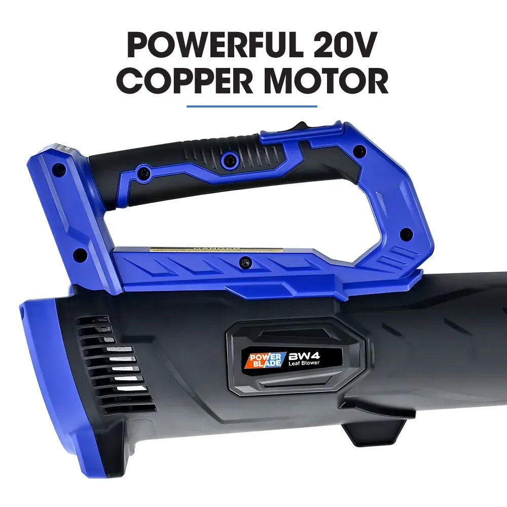 POWERBLADE BW4 20V Cordless Electric Leaf Blower Kit, with Battery and Fast Charger V219-BLWHCSPBBL2A