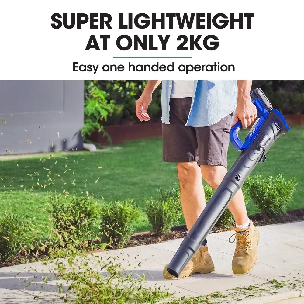 POWERBLADE BW4 20V Cordless Electric Leaf Blower Kit, with Battery and Fast Charger V219-BLWHCSPBBL2A
