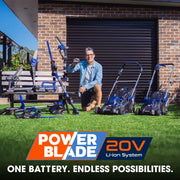 POWERBLADE BW4 20V Cordless Electric Leaf Blower Kit, with Battery and Fast Charger V219-BLWHCSPBBL2A