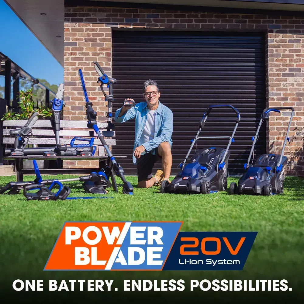 POWERBLADE BW4 20V Cordless Electric Leaf Blower Kit, with Battery and Fast Charger V219-BLWHCSPBBL2A