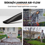 MTM Petrol Leaf Blower 26CC 2-Stroke Petrol Hand Garden Yard Outdoor Two V219-BLWHND02CMTMADJE