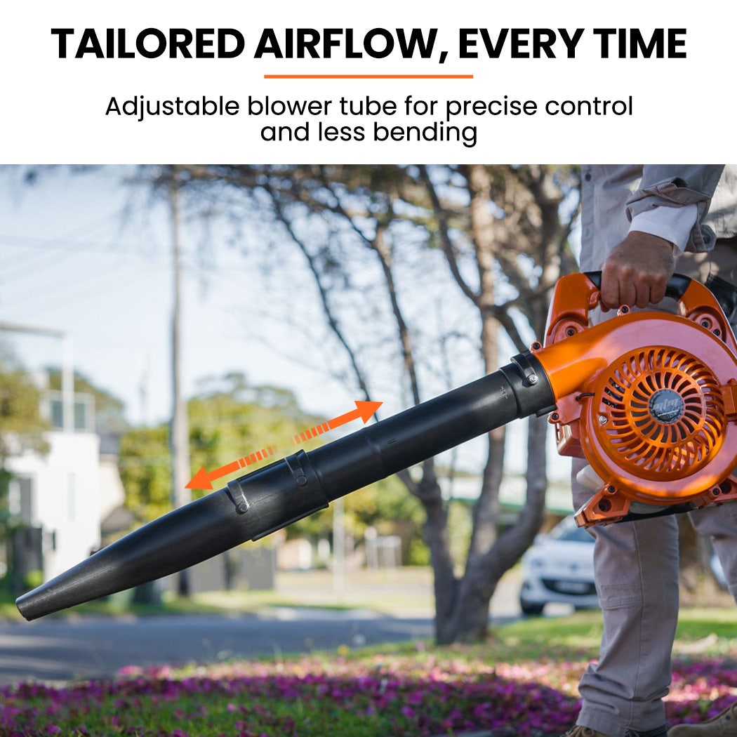MTM Petrol Leaf Blower 26CC 2-Stroke Petrol Hand Garden Yard Outdoor Two V219-BLWHND02CMTMADJE