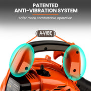 MTM Petrol Leaf Blower 26CC 2-Stroke Petrol Hand Garden Yard Outdoor Two V219-BLWHND02CMTMADJE