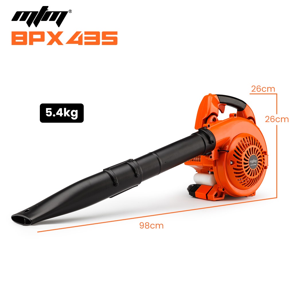 MTM Petrol Leaf Blower 26CC 2-Stroke Petrol Hand Garden Yard Outdoor Two V219-BLWHND02CMTMADJE