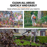MTM 30CC Backpack Petrol Leaf Blower 2 Stroke Commercial Garden Yard Outdoor V219-BLWHNDMTMA6NK