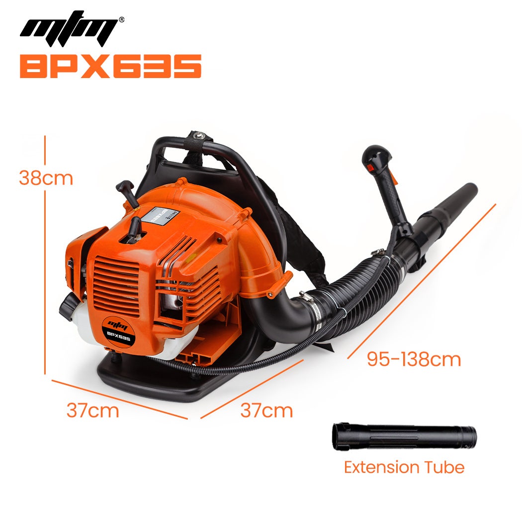 MTM 30CC Backpack Petrol Leaf Blower 2 Stroke Commercial Garden Yard Outdoor V219-BLWHNDMTMA6NK