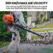 MTM 30CC Backpack Petrol Leaf Blower Yard Garden Commercial Outdoor V219-BLWHNDMTMA6WK
