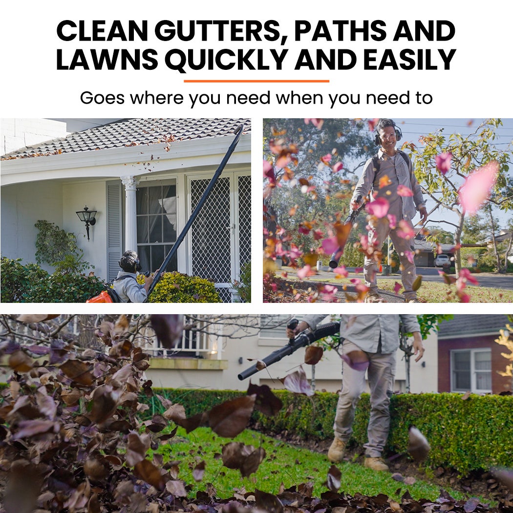 MTM 30CC Backpack Petrol Leaf Blower Yard Garden Commercial Outdoor V219-BLWHNDMTMA6WK