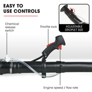 Baumr-AG Backpack 2-Stroke Petrol Powered Chemical Sprayer Fogger Mister Blower V219-BLWPTLBMAAMB5