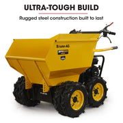 Baumr-AG 6 Wheel Motorised Wheelbarrow Dumper, Briggs & Stratton CR950 Petrol Engine, 500kg Capacity V219-BRWPWRBMRBP92
