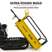 Baumr-AG Motorised Tracked Wheelbarrow Dumper, Briggs & Stratton CR950 Petrol Engine, 300kg Capacity V219-BRWPWRBMRBT96