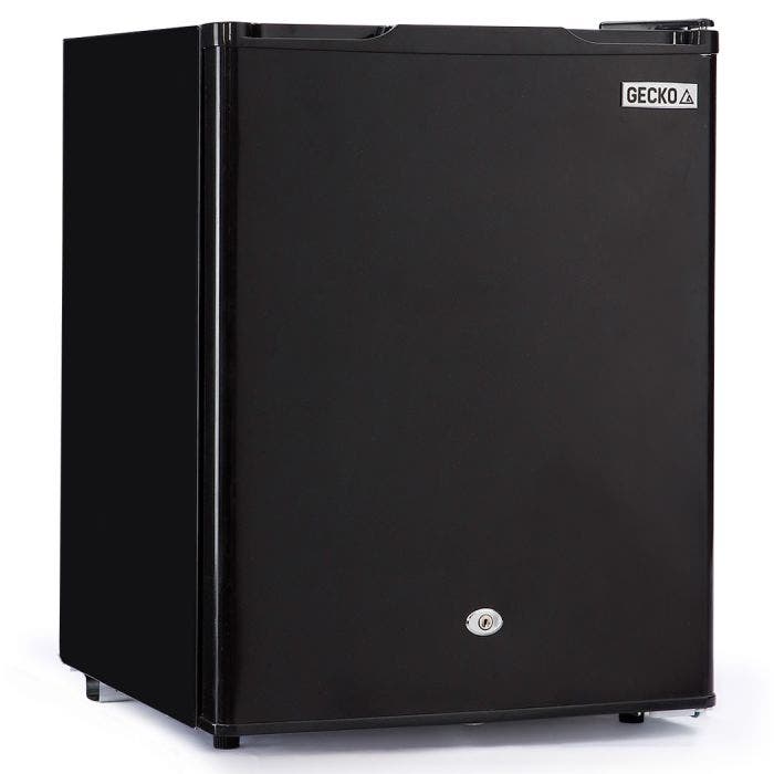 GECKO 70L Portable Bar Fridge and Freezer 12V/24V for Camping, Caravans, Black V219-CAPFCHGEKA07B