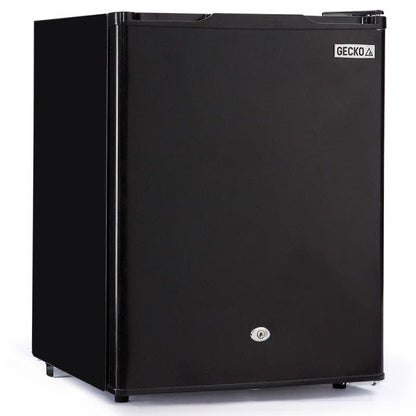 GECKO 70L Portable Bar Fridge and Freezer 12V/24V for Camping, Caravans, Black V219-CAPFCHGEKA07B