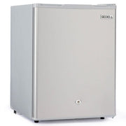 GECKO 70L Portable Bar Fridge and Freezer 12V/24V for Camping, Caravans, Silver V219-CAPFCHGEKA07S