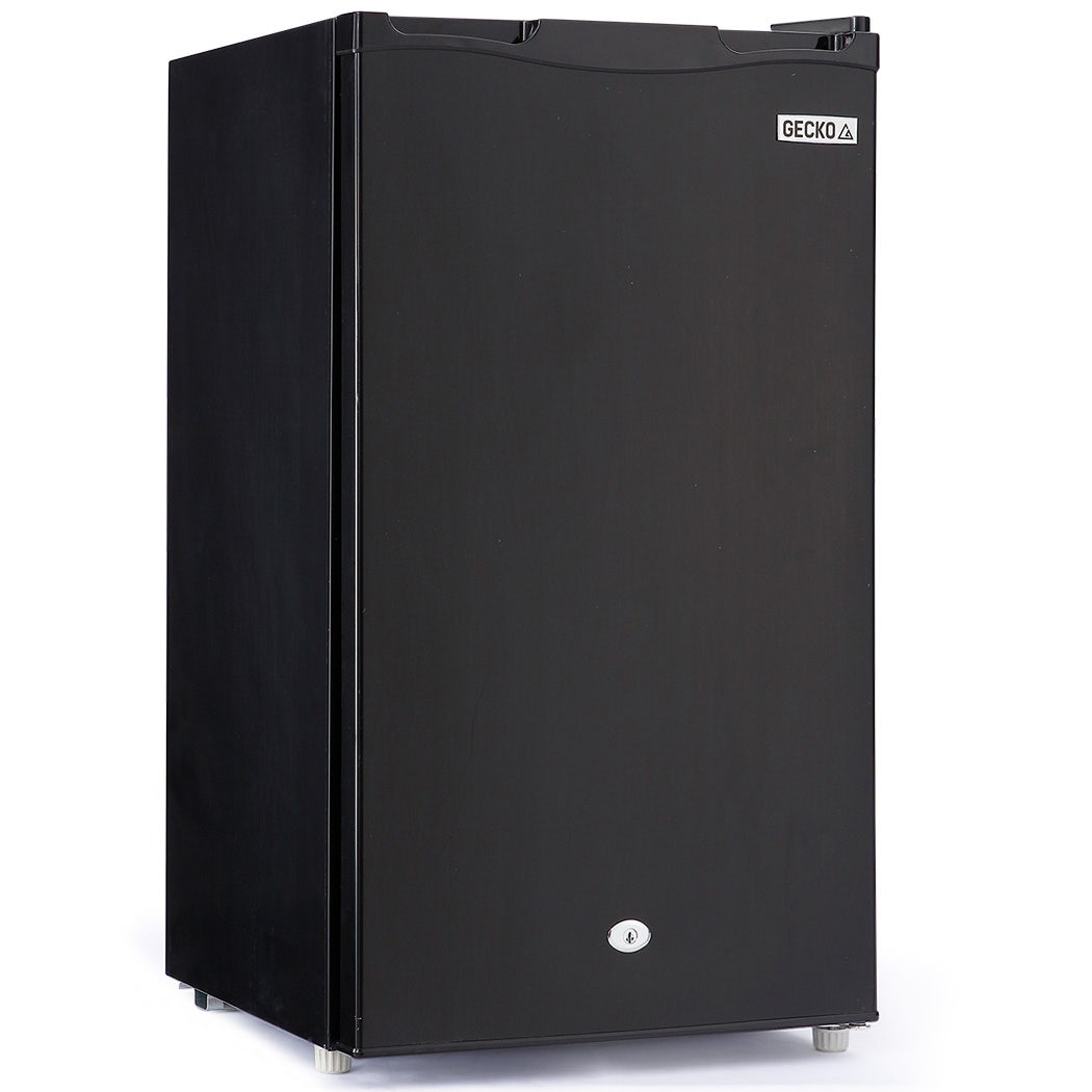 GECKO 95L Portable Upright Fridge and Freezer, 12V/24V for Camping, Caravans, Black V219-CAPFCHGEKA10B