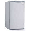 GECKO 95L Portable Upright Fridge and Freezer, 12V/24V for Camping, Caravans, Silver V219-CAPFCHGEKA10S