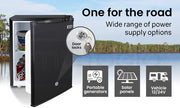 GECKO 57L Portable Camping Bar Fridge with Freezer 12V/24V, Black V219-CAPFOFGEKA06B