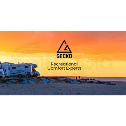 GECKO 57L Portable Camping Bar Fridge with Freezer 12V/24V, Black V219-CAPFOFGEKA06B
