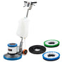 Auch 17" Commercial Orbital Scrubber & Polisher, Hard Floor Buffer, Carpet Cleaner, 12L Solution Tank, 2 V219-CFPWLKACH17A