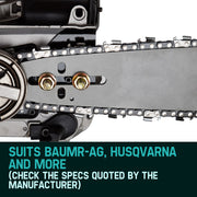 BAUMR-AG 12" Bar Replacement Spare Chainsaw Chain 3/8 .050 Gauge DL 44 V219-CHAIN-12INCH