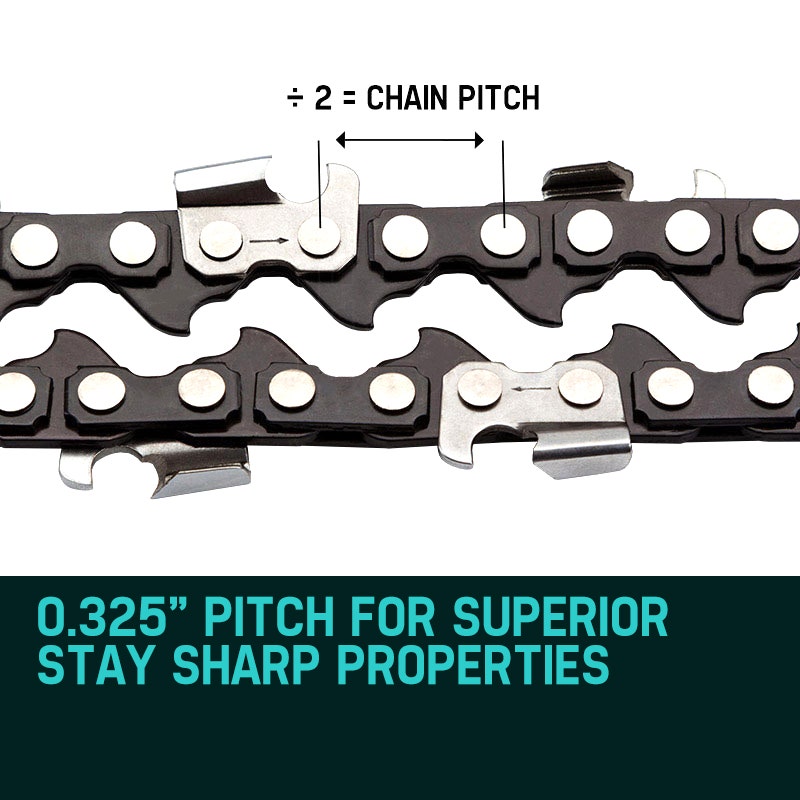2 X 18 Baumr-AG Chainsaw Chain 18in Bar Replacement Suits SX45 45CC Saws V219-CHNCHABMRA18D