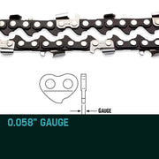 20 Baumr-AG Chainsaw Chain 20in Bar Spare Part Replacement Suits 62CC 66CC Saws V219-CHNCHABMRA20S