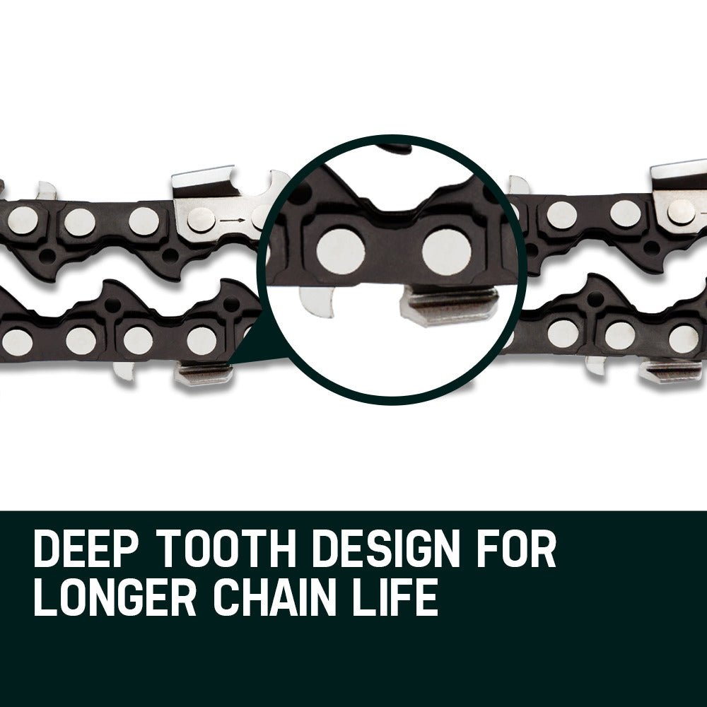 2 x 22 Baumr-AG Chainsaw Chain Bar Replacement 0.325 0.058 86DL V219-CHNCHABMRA22D