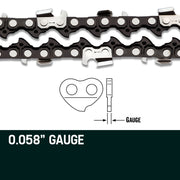 2 x 22 Baumr-AG Chainsaw Chain Bar Replacement 0.325 0.058 86DL V219-CHNCHABMRA22D