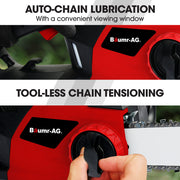 BAUMR-AG 2000W Electric Chainsaw, 16 Inch Oregon Bar and Chain V219-CHNHCDBMSC5A