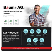 BAUMR-AG 2000W Electric Chainsaw, 16 Inch Oregon Bar and Chain V219-CHNHCDBMSC5A