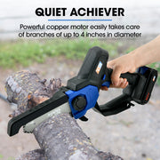 POWERBLADE SW6 20V Cordless Mini Chainsaw Kit, Electric Tree Pruner with Battery & Fast Charger V219-CHNHCSPBCS2A