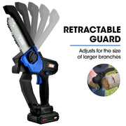 POWERBLADE SW6 20V Cordless Mini Chainsaw Kit, Electric Tree Pruner with Battery & Fast Charger V219-CHNHCSPBCS2A