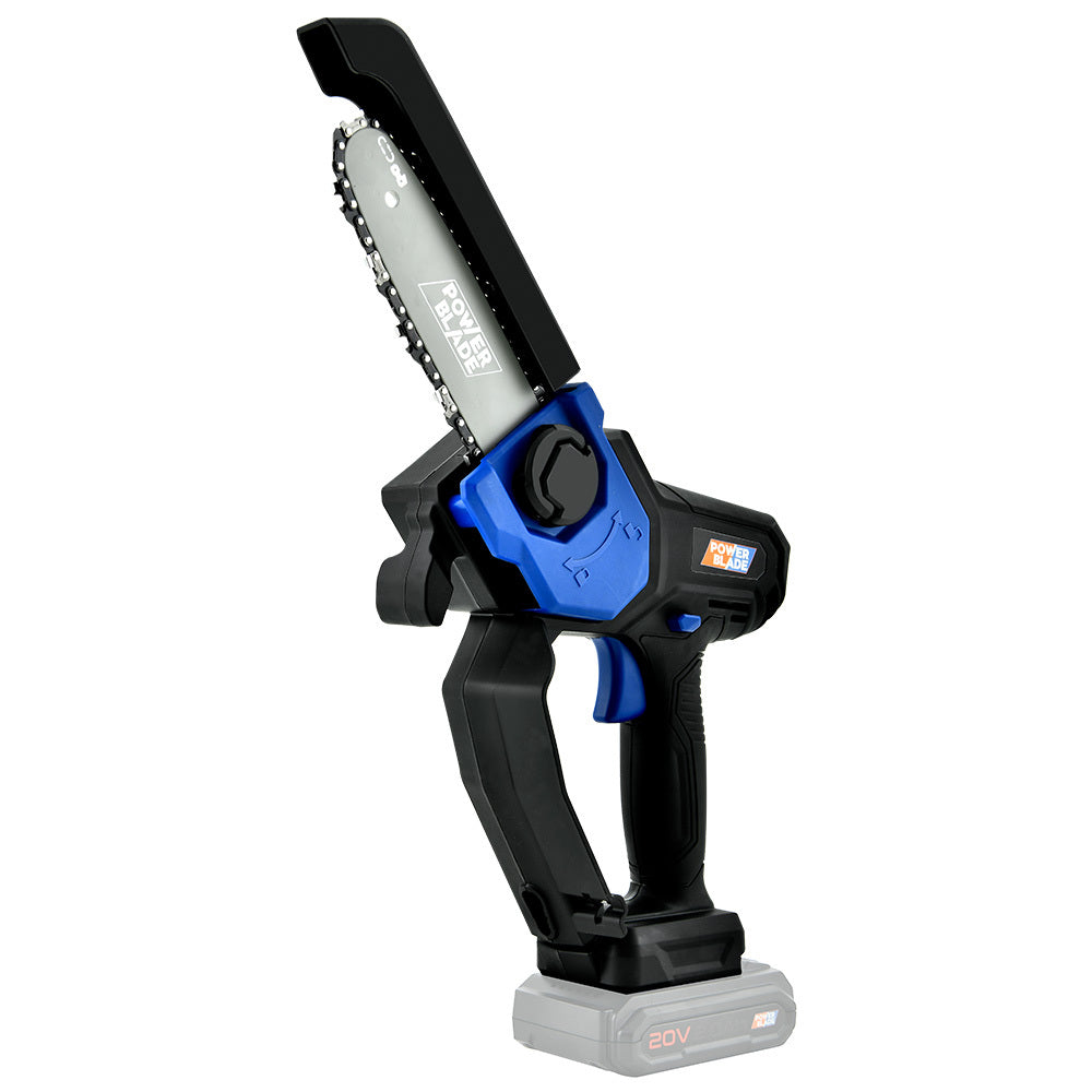 POWERBLADE SW6 20V Cordless Mini Chainsaw Skin Only, Electric Battery Powered Tree Pruner V219-CHNHCSPBSC2A