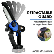 POWERBLADE SW6 20V Cordless Mini Chainsaw Skin Only, Electric Battery Powered Tree Pruner V219-CHNHCSPBSC2A