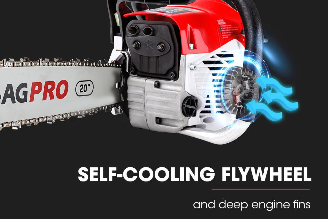 Baumr-AG 62CC Petrol Commercial Chainsaw 20 Bar E-Start Pruning Chain Saw V219-CHNSAWBMRA6X2