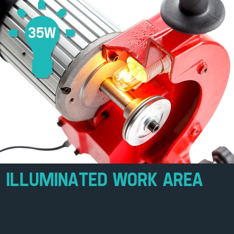 Baumr-AG Chainsaw Sharpener 350W Alloy Chain Saw Electric Grinder Bench Tool V219-CHNSHP03KBMRADJG