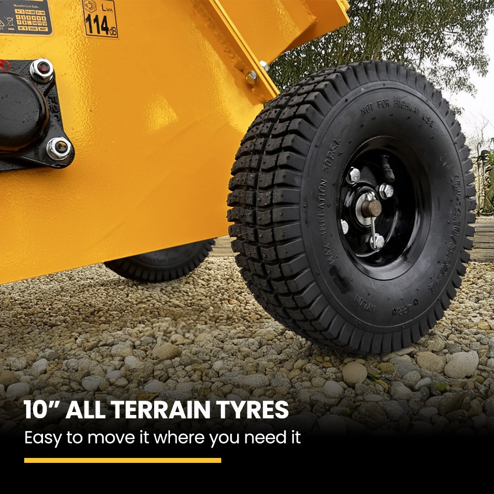 MICHIGAN 7HP 212cc Petrol Wood Chipper, Tree Mulcher - Raptor 1100 V219-CHPPTRMC1M1A