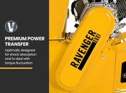 MICHIGAN 18HP 420cc Petrol Commercial Wood Chipper, Electric Key Start, Tree Mulcher - Ravenger 1850 V219-CHPTRDMCHA2X0